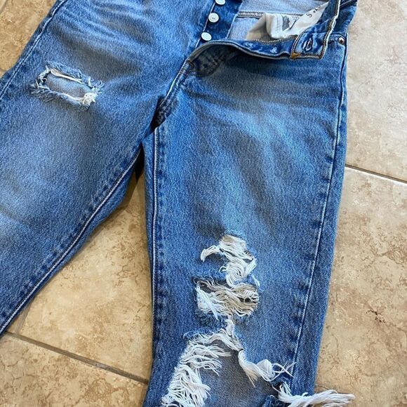 Levi’s Vintage Premium Ripped Jeans high rise skinny waist 25” - Picture 7 of 10